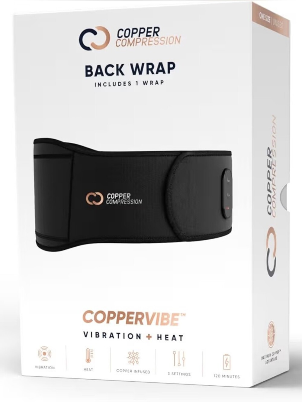 Copper Compression CopperVibe Back Wrap